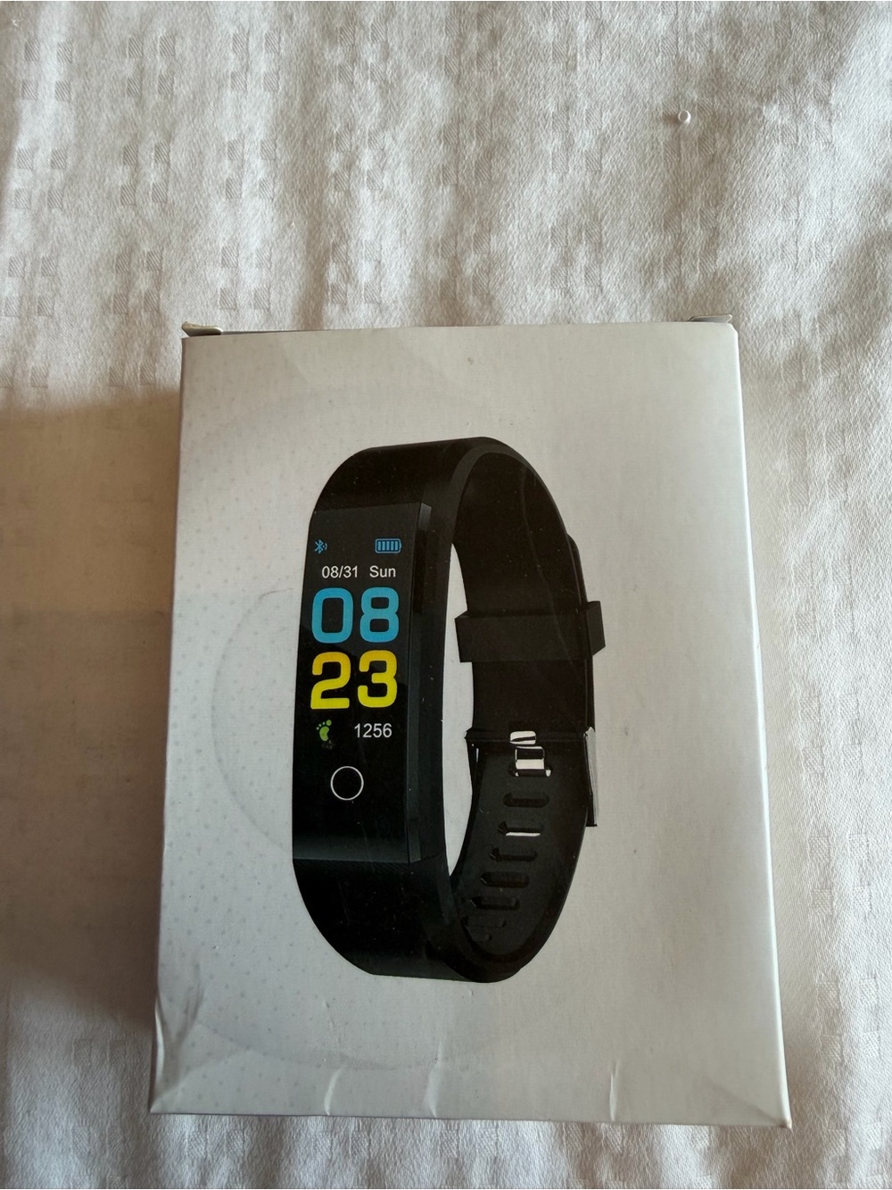 Black Fitness Tracker Smart Band - Activity & Heart Rate Monitor